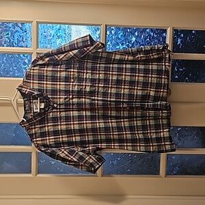 Duluth Untucked 2XL Slim Fit Short Sleeve Plaid Shirt